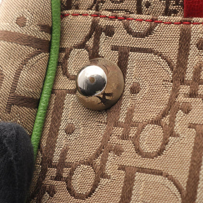 Dior Handbag Rasta Trotter Beige Canvas Leather Mini Boston — view 7