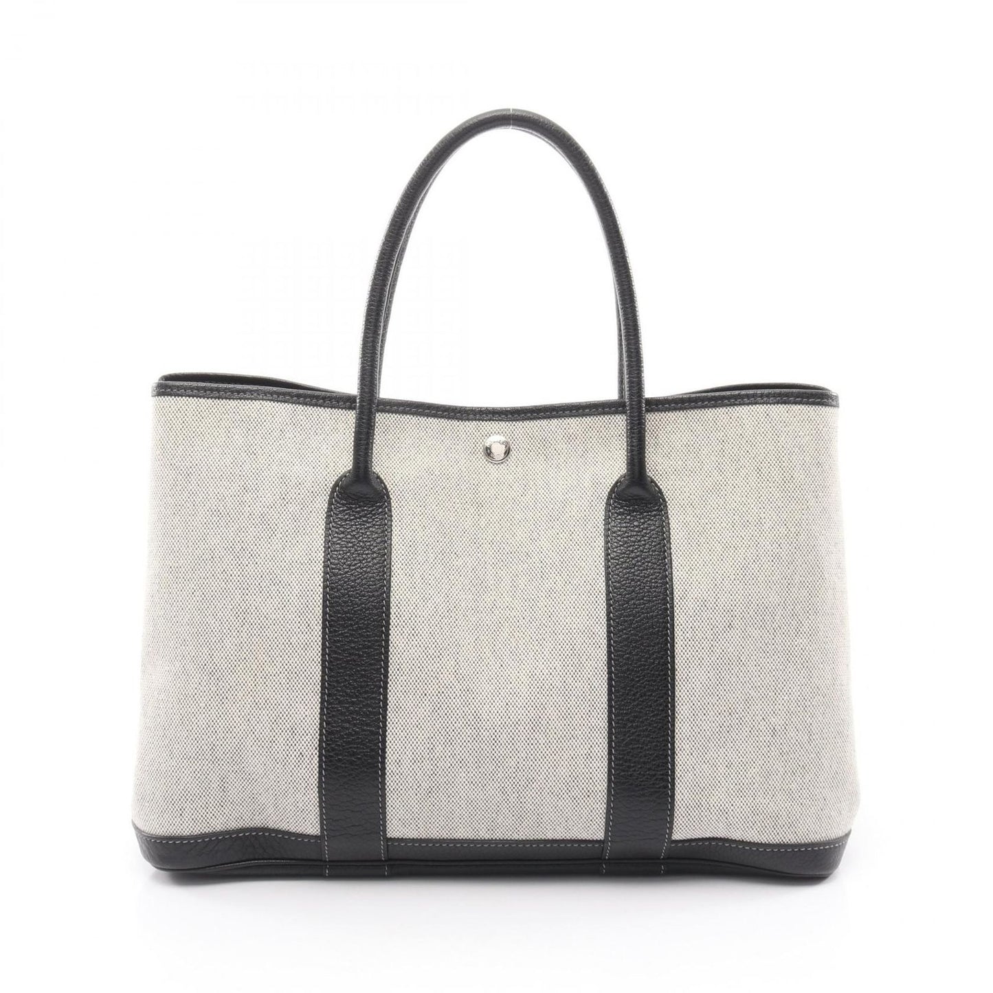 Hermes Tote Garden Party PM Ecru Black
