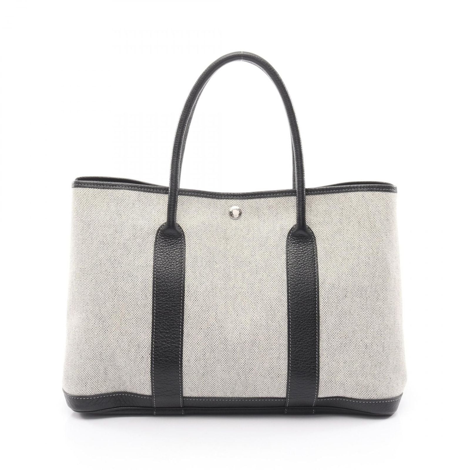 Hermes Tote Garden Party PM Ecru Black