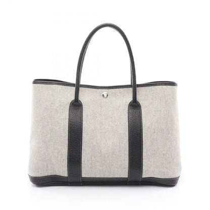 Hermes Tote Garden Party PM Ecru Black