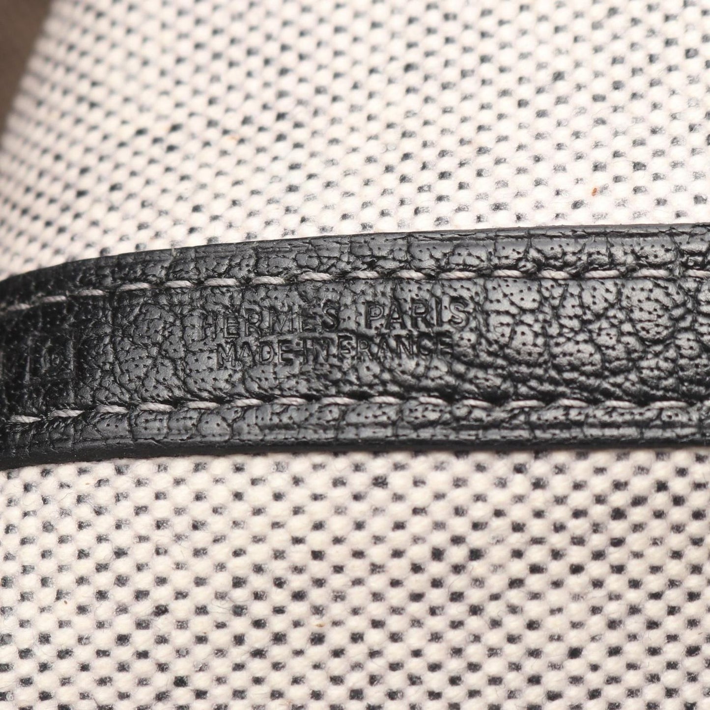 Hermes Tote Garden Party PM Ecru Black — view 4