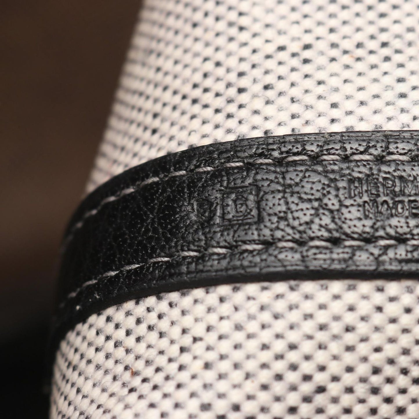 Hermes Tote Garden Party PM Ecru Black — view 5