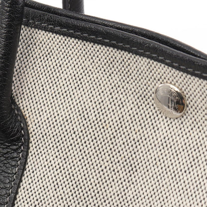 Hermes Tote Garden Party PM Ecru Black — view 9