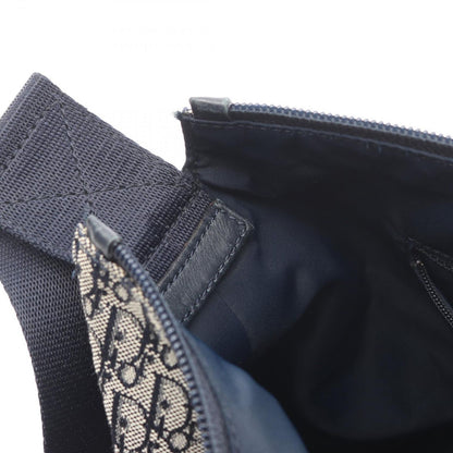 Dior Shoulder Bag Trotter Navy Canvas — view 6