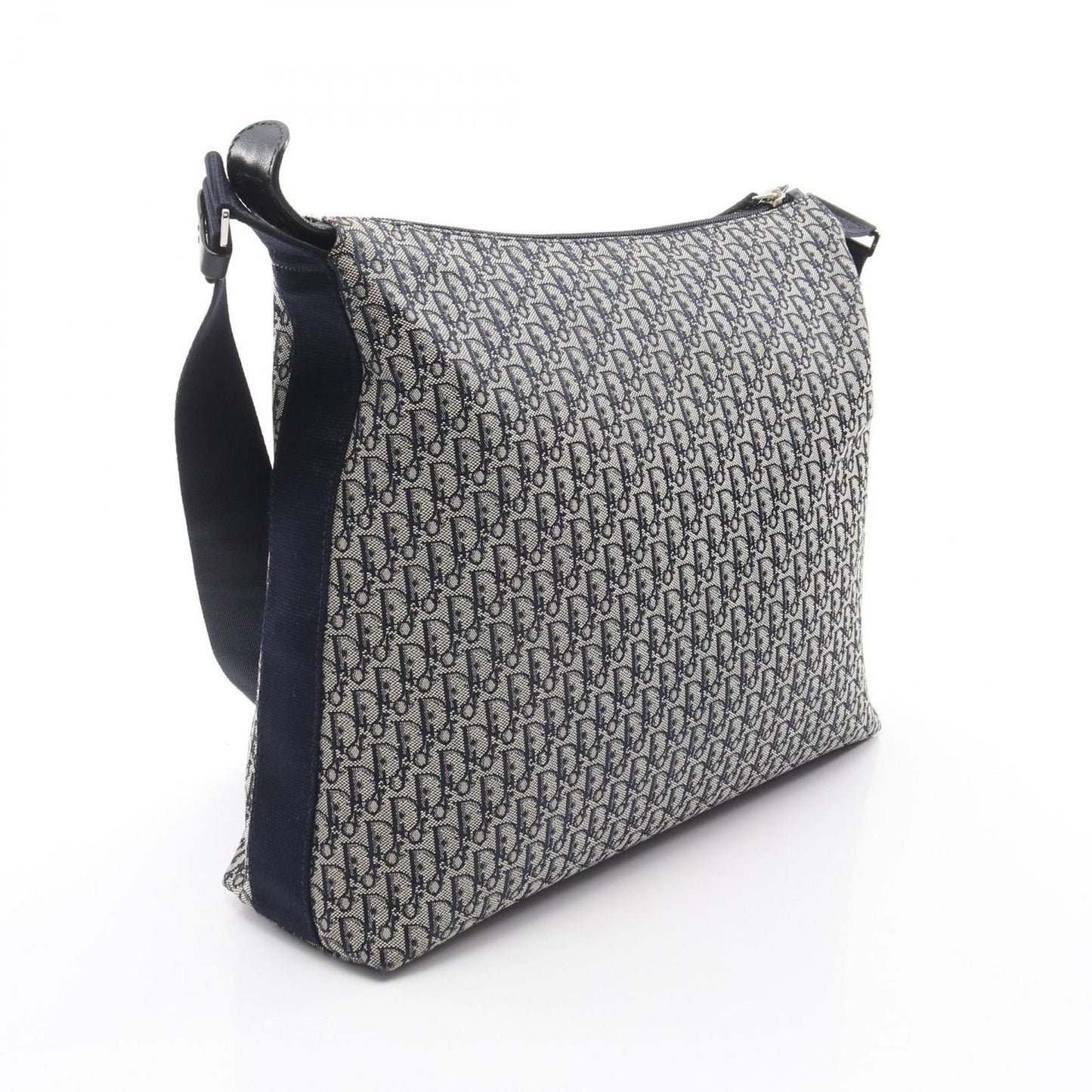 Dior Shoulder Bag Trotter Navy Canvas — view 2