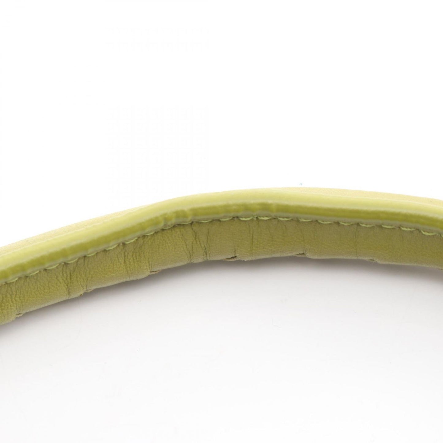 Bottega Veneta Intrecciato Yellow Green Leather Shoulder Bag — view 5