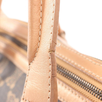 Celine Handbag Paris Macadam Black Rose Gold Canvas Leather — view 5