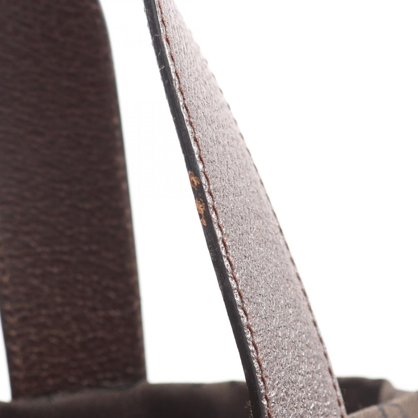 Bvlgari Handbag Logo Mania Brown Canvas Leather — view 6