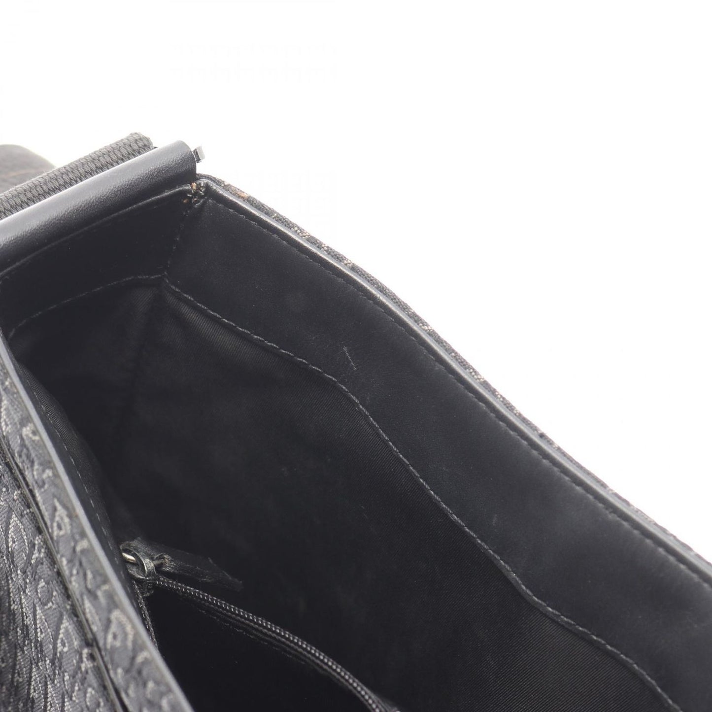 Dior Shoulder Bag Street Chic Trotter Black Canvas Leather — view 9