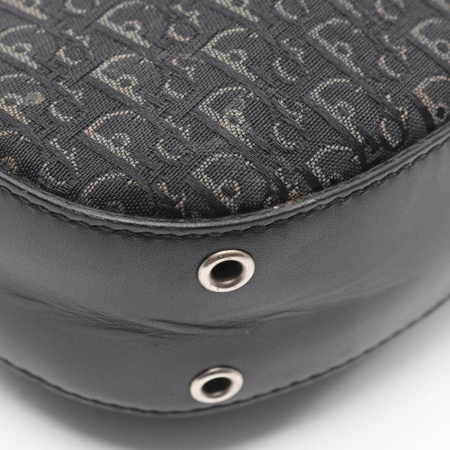 Dior Shoulder Bag Street Chic Trotter Black Canvas Leather — view 5