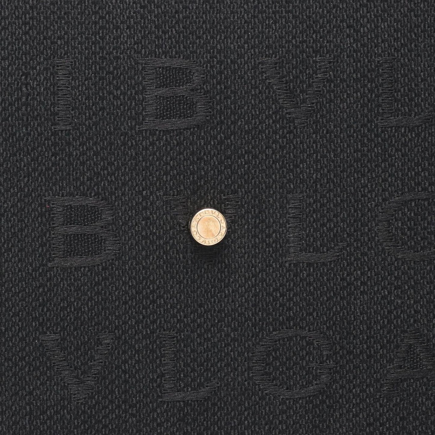 Bvlgari Tote Logo Mania Black Canvas Leather Boston Bag — view 8