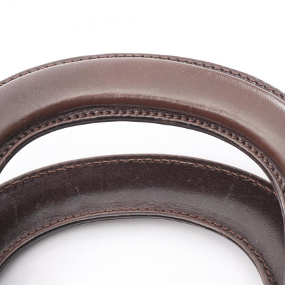 Fendi Handbag Zucca Black Brown Canvas Leather — view 6