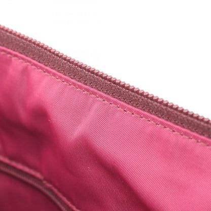 Dior Shoulder Bag Trotter Wine Red Canvas Leather — view 9