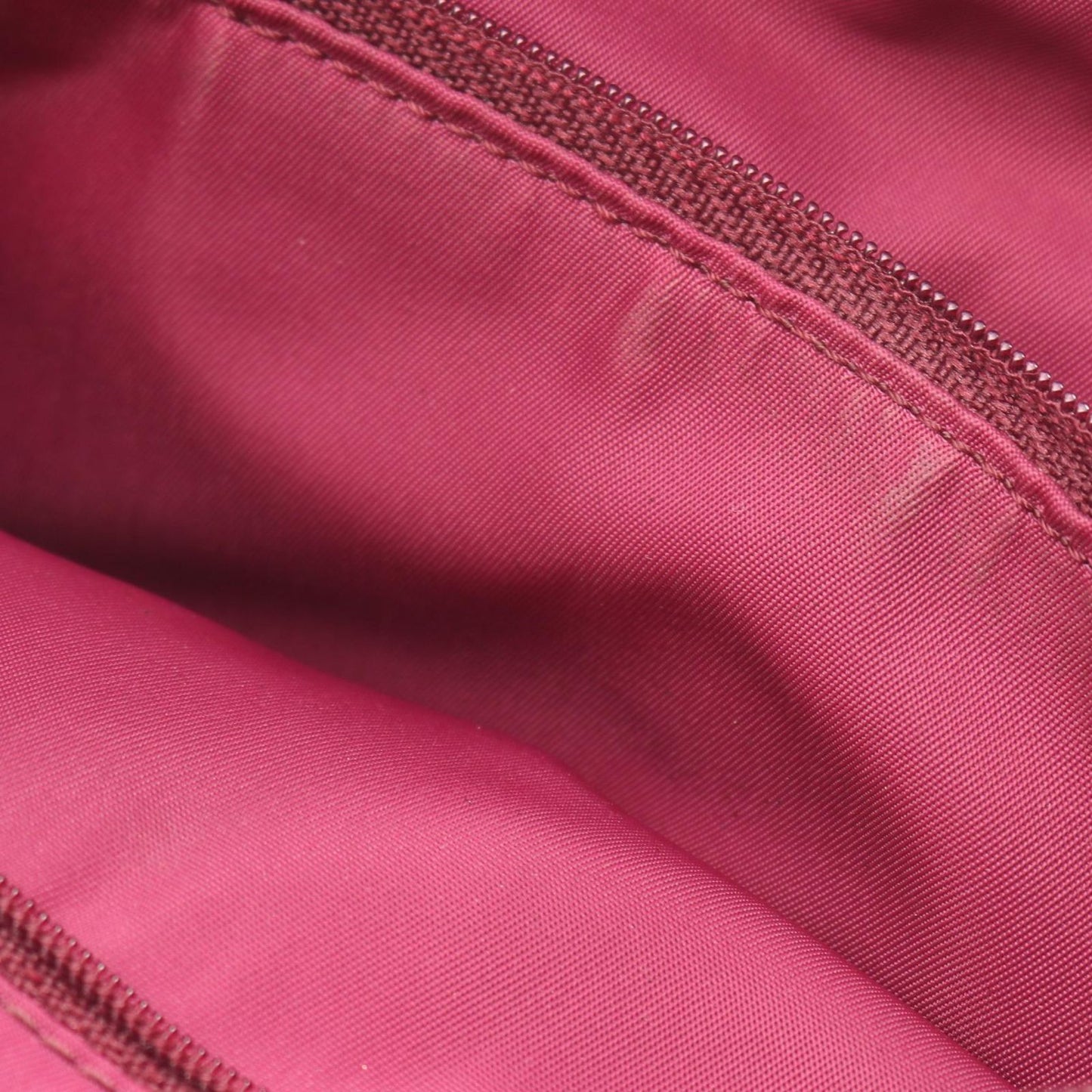 Dior Shoulder Bag Trotter Wine Red Canvas Leather — view 8