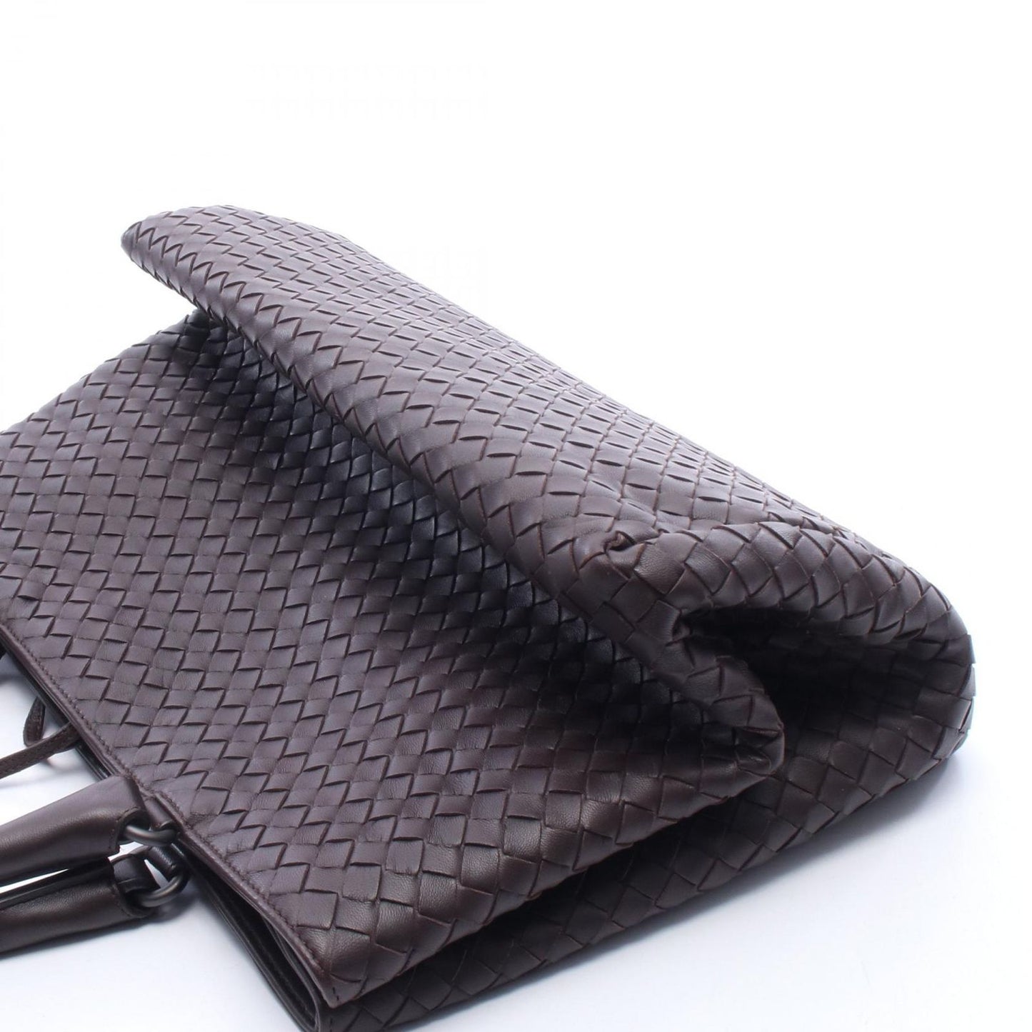 Bottega Veneta Tote Intrecciato Dark Brown Leather — view 7