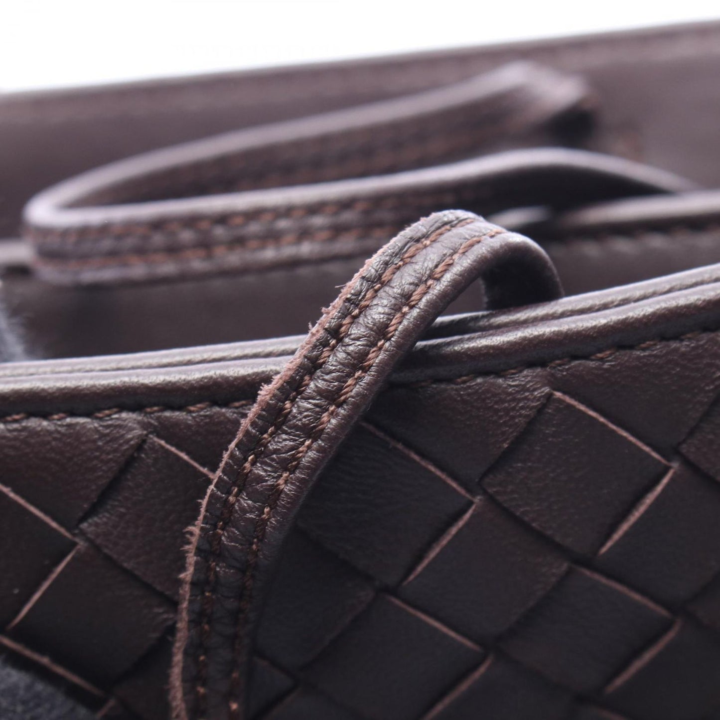 Bottega Veneta Tote Intrecciato Dark Brown Leather — view 5