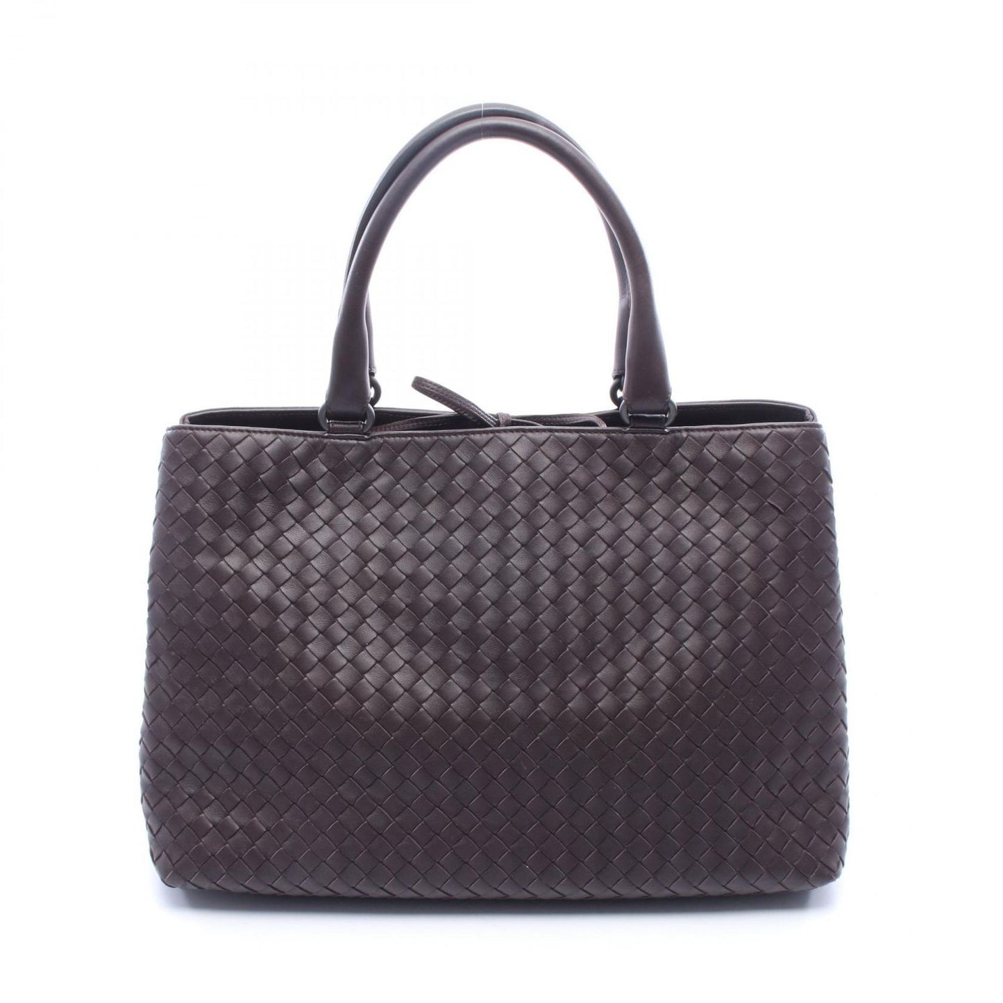 Bottega Veneta Tote Intrecciato Dark Brown Leather