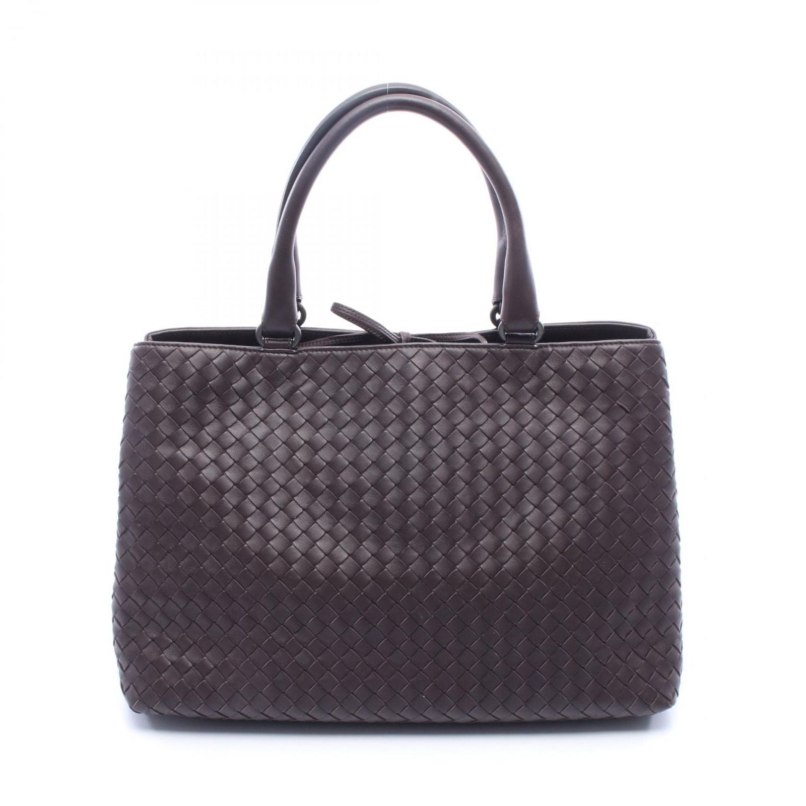 Bottega Veneta Tote Intrecciato Dark Brown Leather