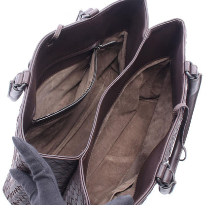 Bottega Veneta Tote Intrecciato Dark Brown Leather — view 3