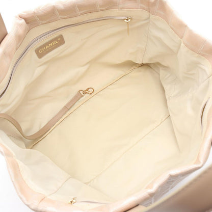 Chanel Tote New Travel Line MM Beige Leather New MM — view 3