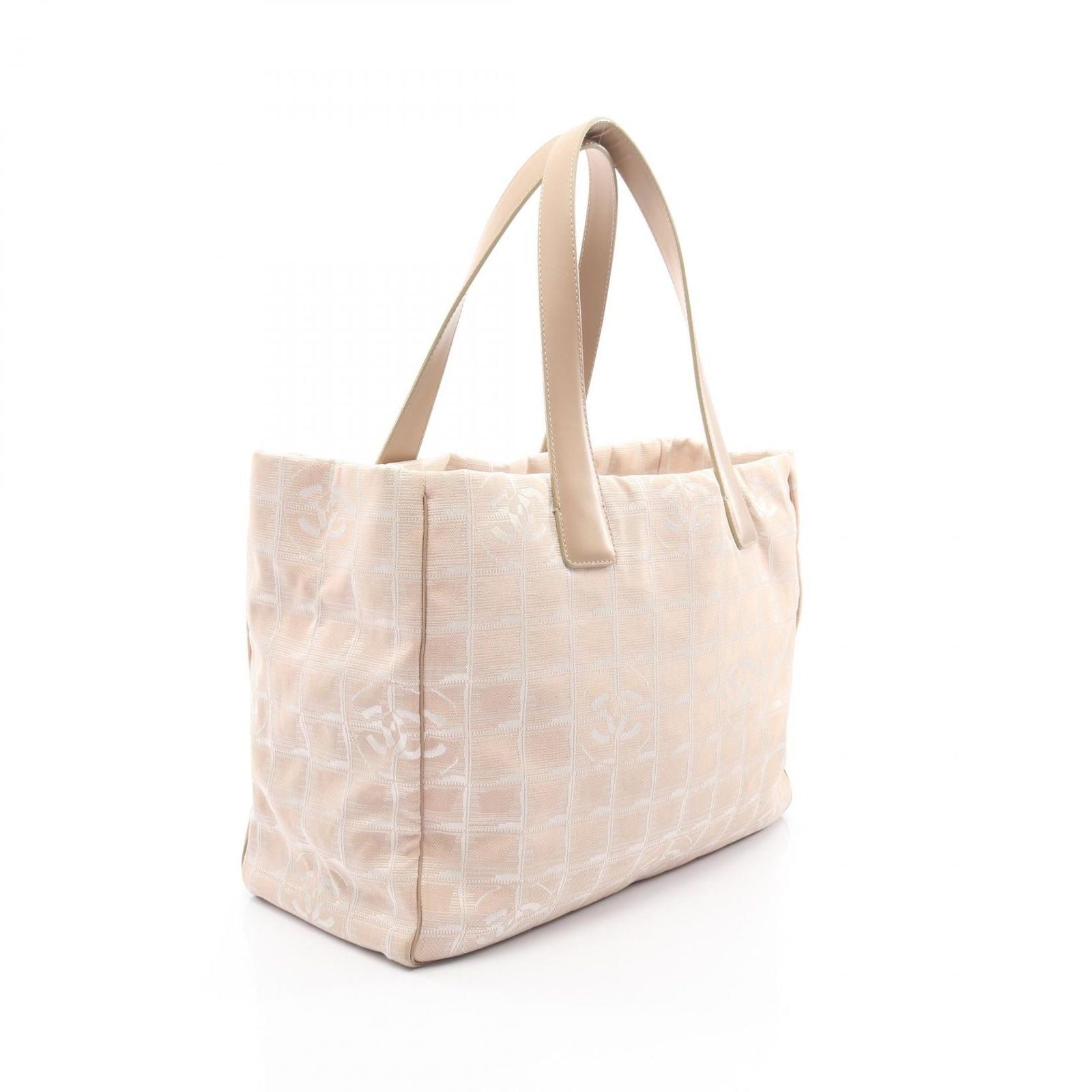 Chanel Tote New Travel Line MM Beige Leather New MM — view 2