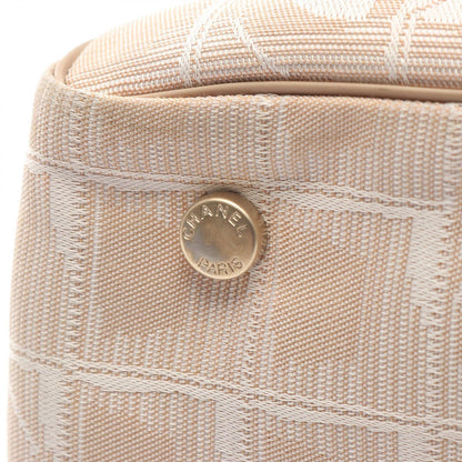 Chanel Tote New Travel Line MM Beige Leather New MM — view 9
