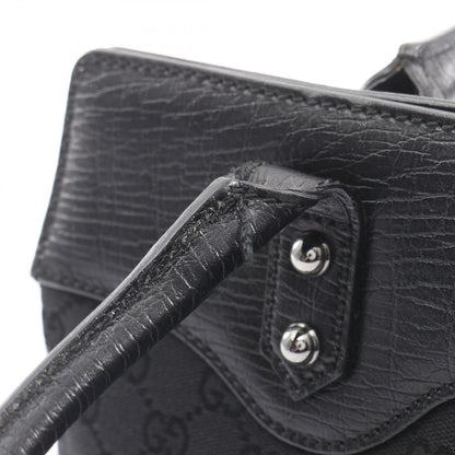 Gucci Tote Horsebit GG Canvas Black — view 6