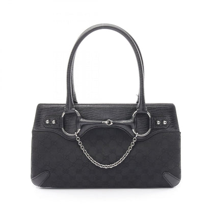 Gucci Tote Horsebit GG Canvas Black