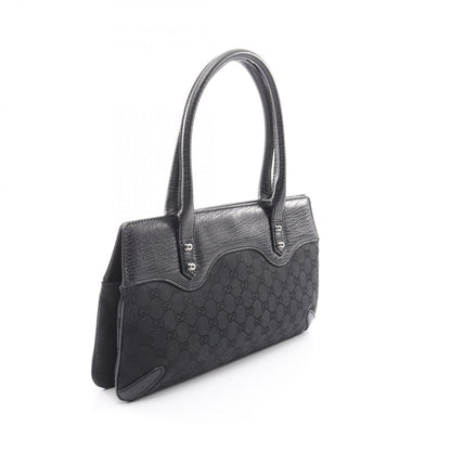 Gucci Tote Horsebit GG Canvas Black — view 2