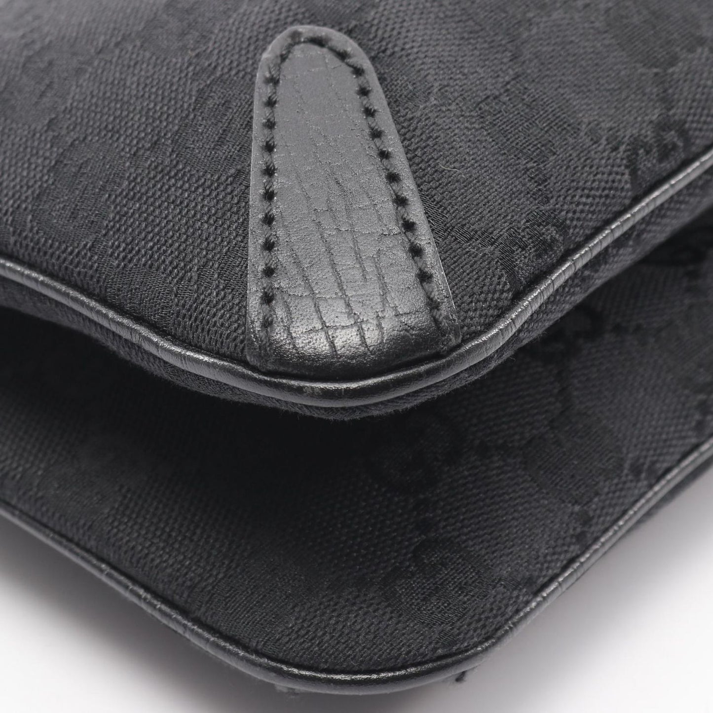 Gucci Tote Horsebit GG Canvas Black — view 7