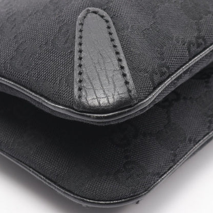 Gucci Tote Horsebit GG Canvas Black — view 7