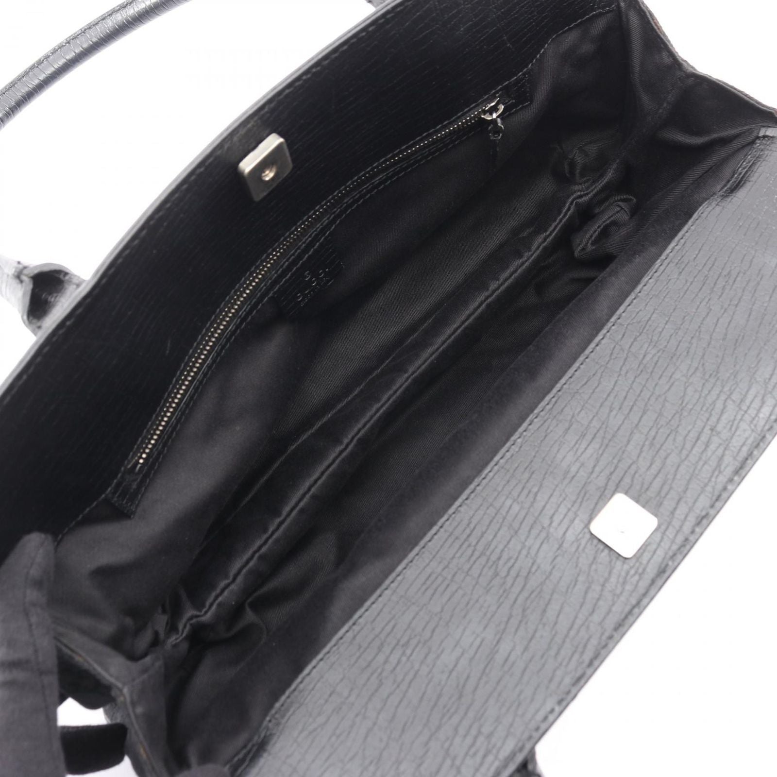 Gucci Tote Horsebit GG Canvas Black — view 3