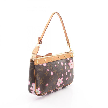 Louis Vuitton Handbag LV TM Pochette Monogram Cherry Blossom Canvas Leather — view 2