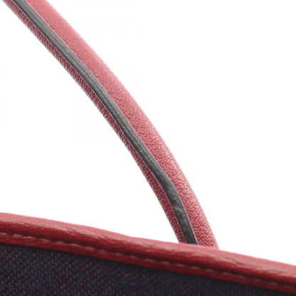 Hermes Tote Garden Party PM Blue Domarte Rouge Ache — view 8