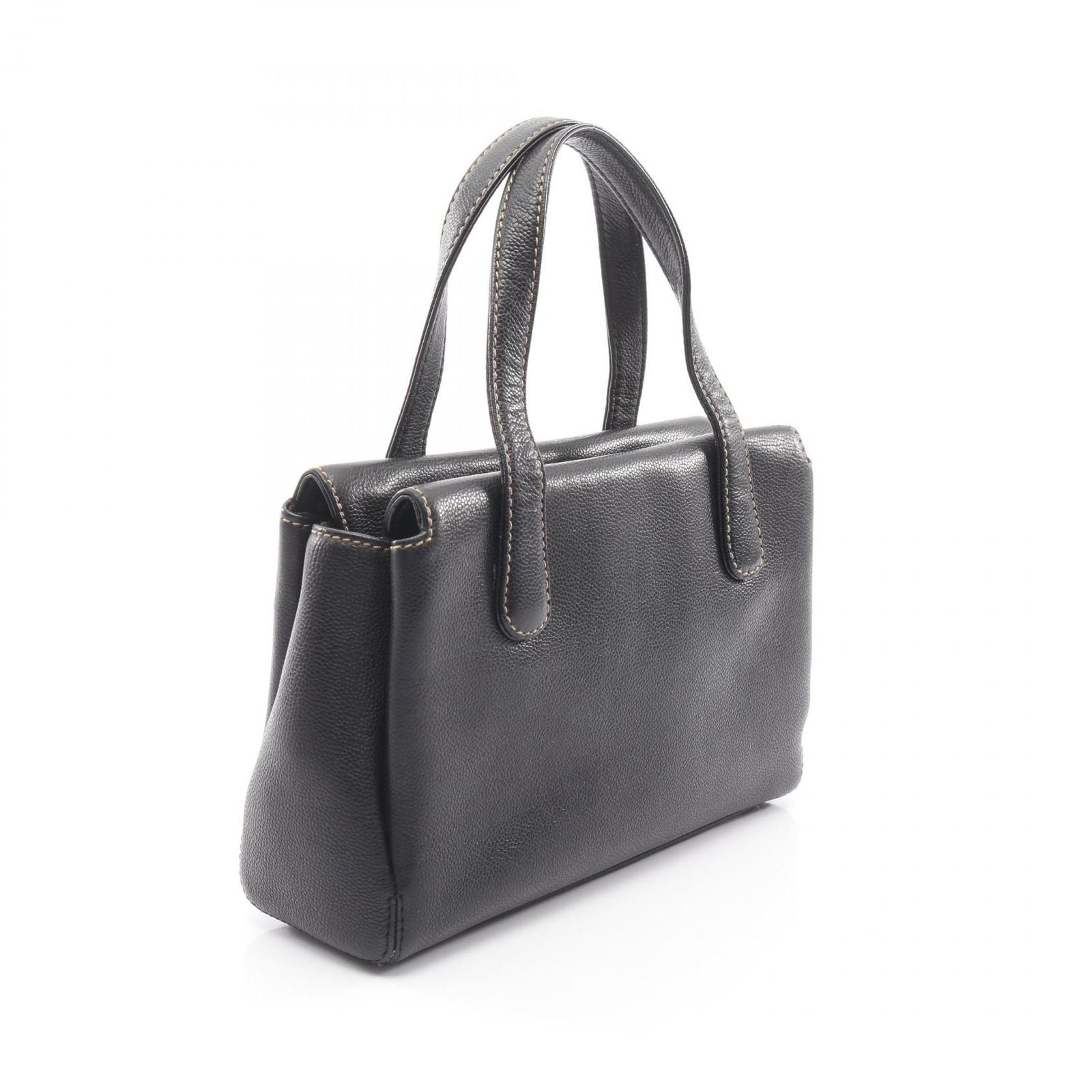 Chanel Handbag CC Logo Black Caviar Leather Wild Stitch — view 2