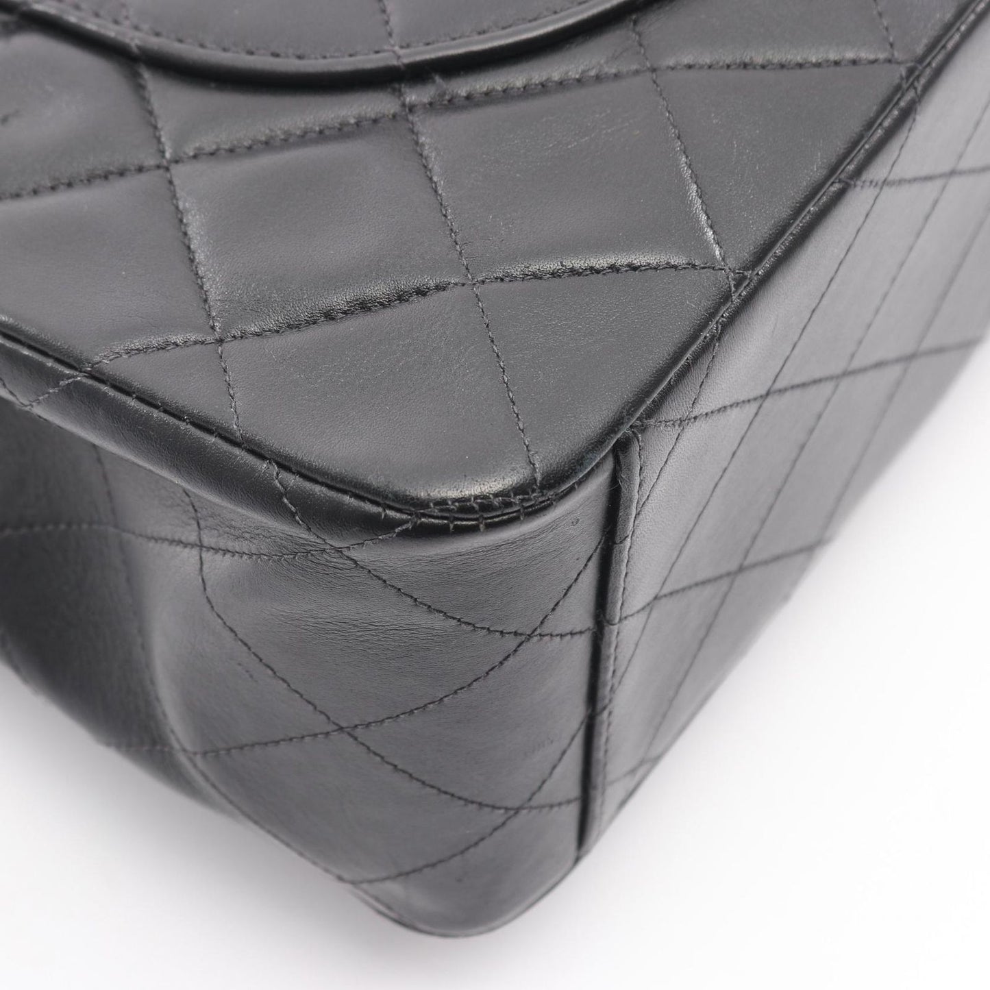 Chanel Shoulder Bag Big Quilted 34 Black Lambskin Big Chain 34 — view 6
