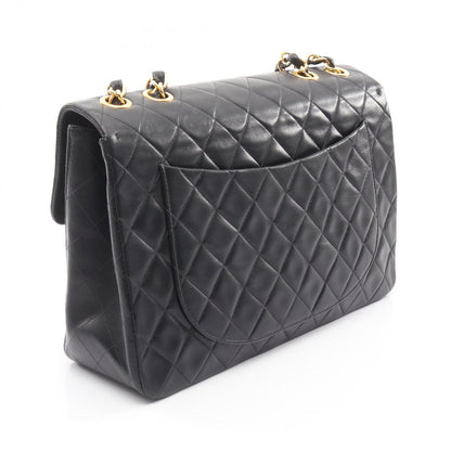 Chanel Shoulder Bag Big Quilted 34 Black Lambskin Big Chain 34 — view 2