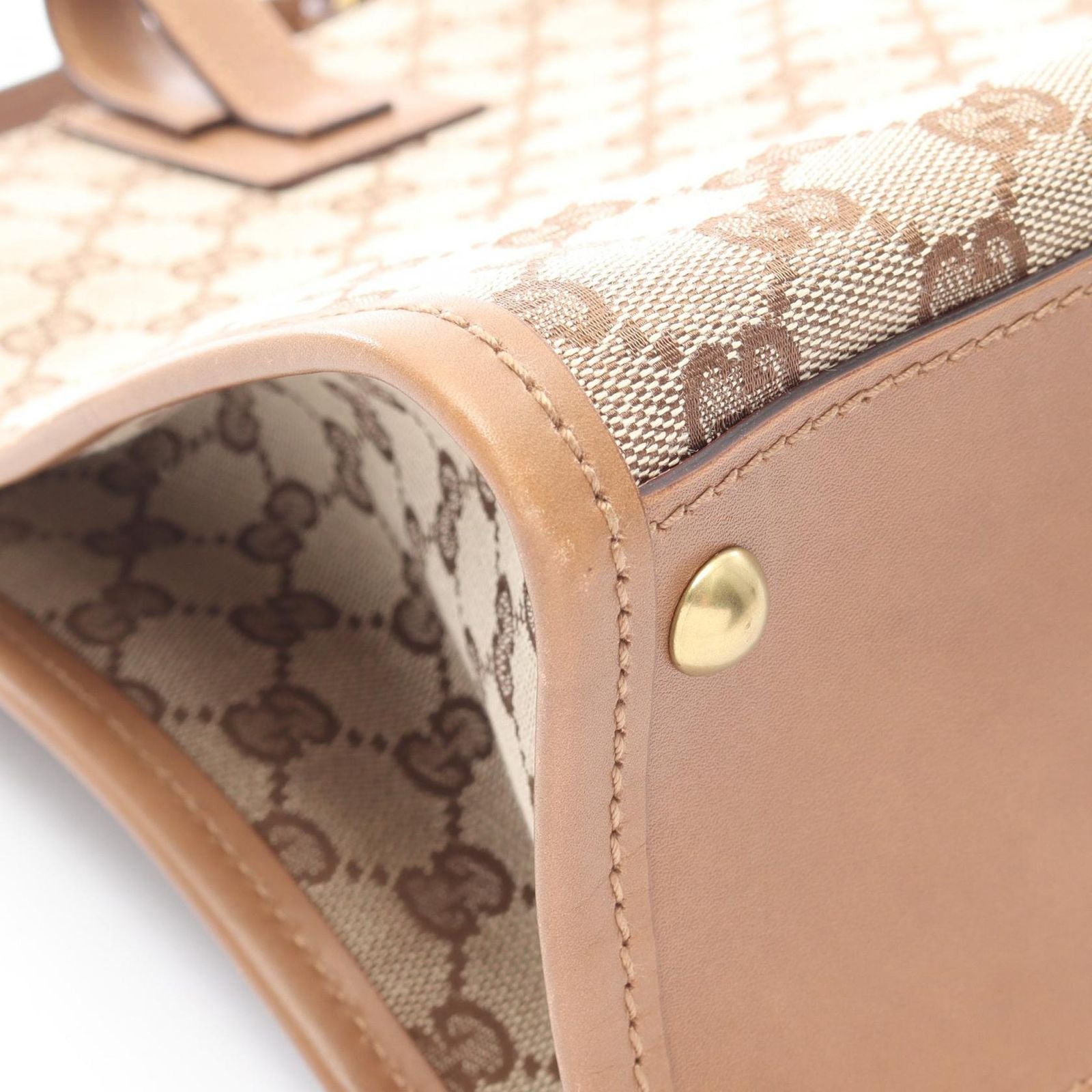 Gucci Shoulder Bag GG Canvas Beige — view 8