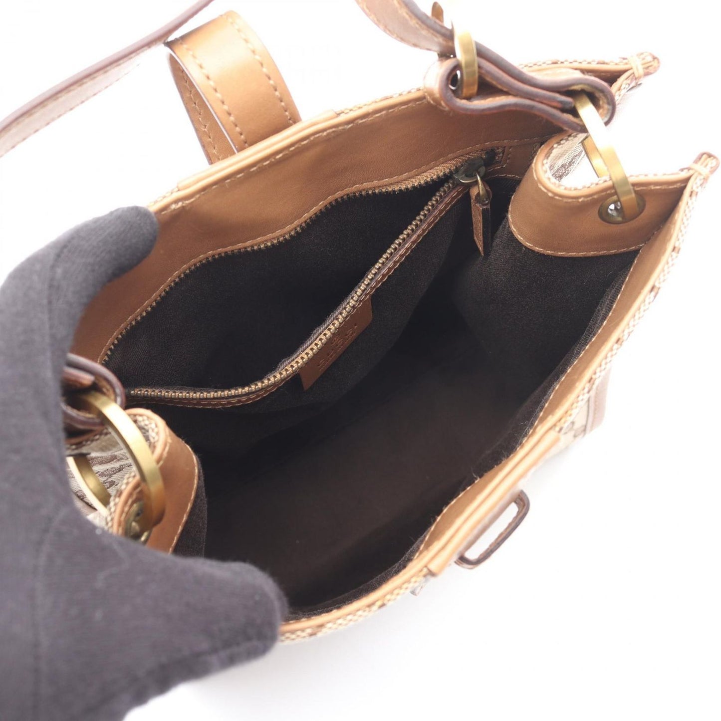 Gucci Shoulder Bag GG Canvas Beige — view 3