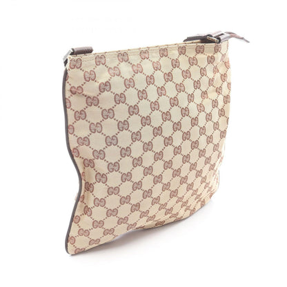 Gucci Shoulder Bag GG Pattern Beige Leather — view 2