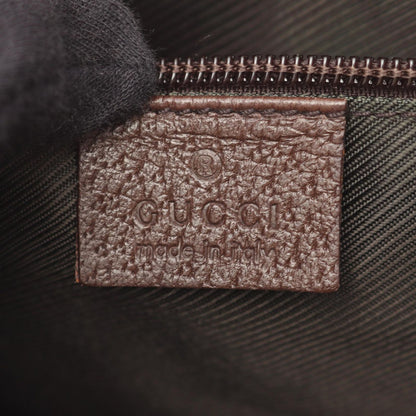 Gucci Shoulder Bag GG Pattern Beige Leather — view 4