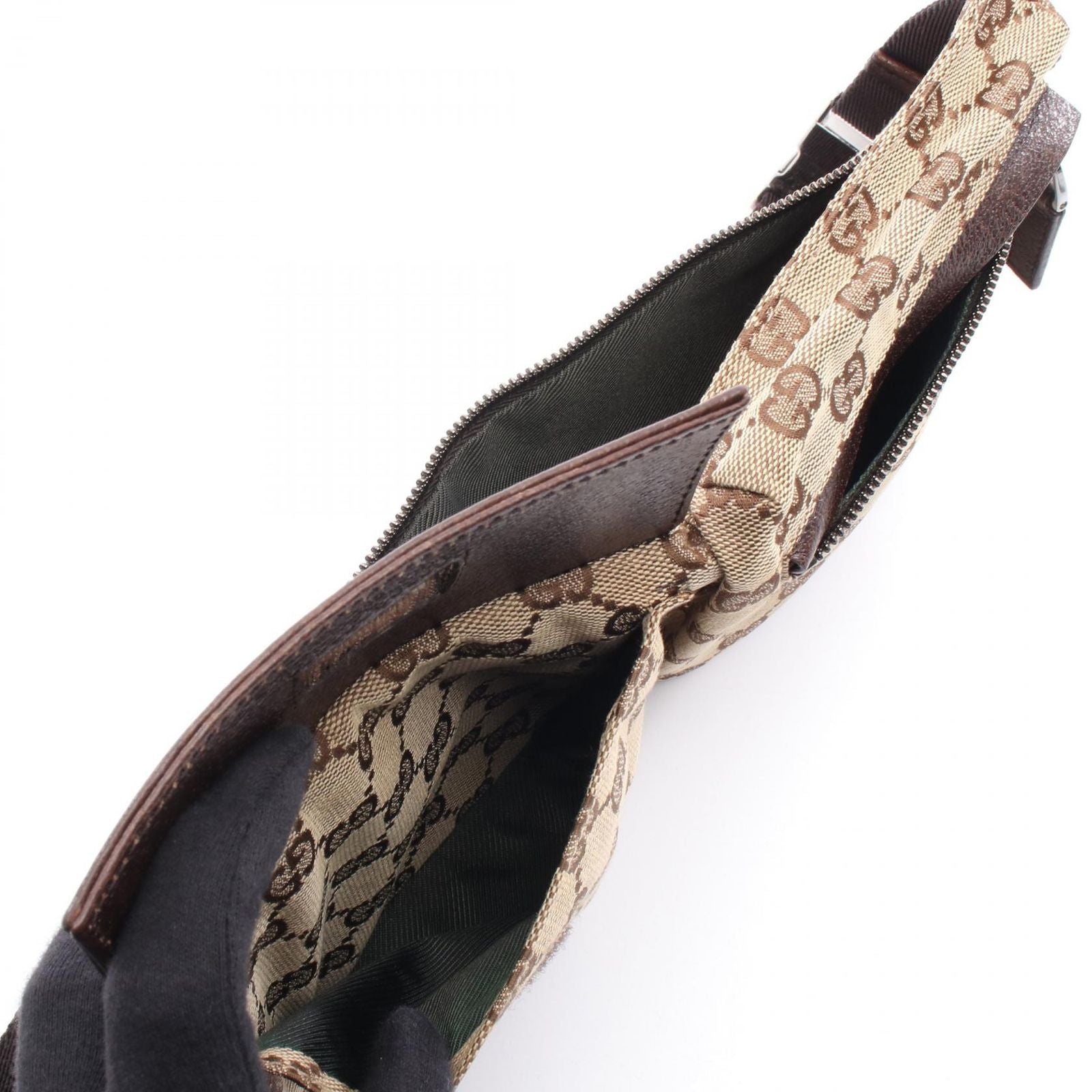 Gucci Waist Bag GG Canvas Beige — view 3