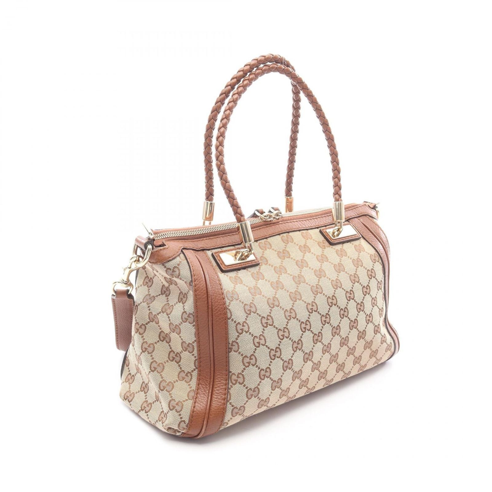 Gucci Tote Bella Bamboo GG Canvas Beige 2-Way — view 2