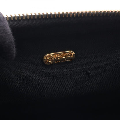 Fendi Pecan Brown Black Beige Canvas Leather Mini Boston Bag — view 4