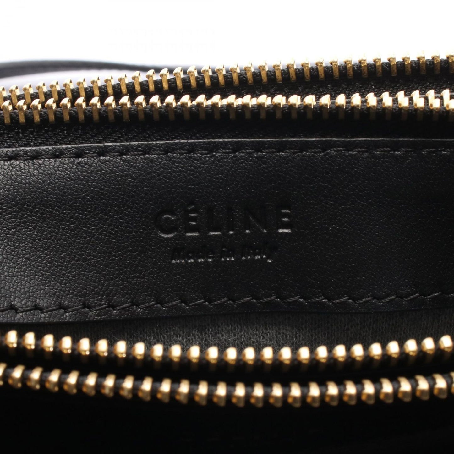 Celine Shoulder Bag Trio Large Black Leather — view 4