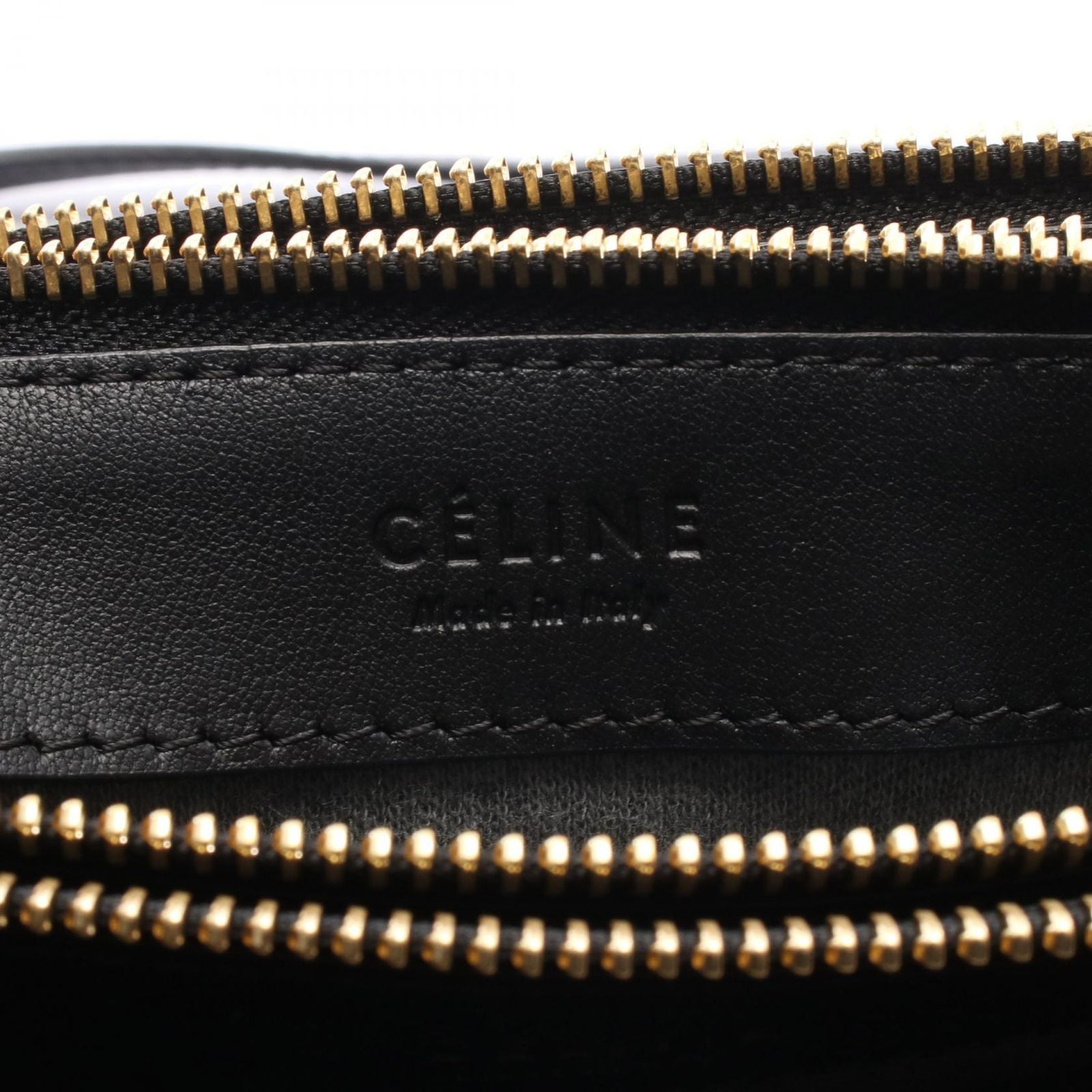 Celine Shoulder Bag Trio Large Black Leather — view 4