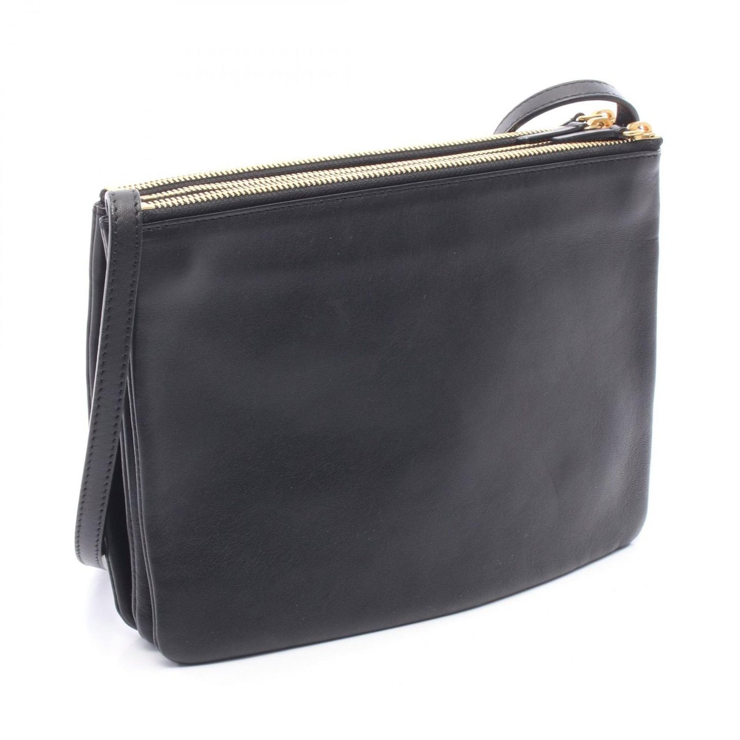 Celine Shoulder Bag Trio Large Black Leather — view 2