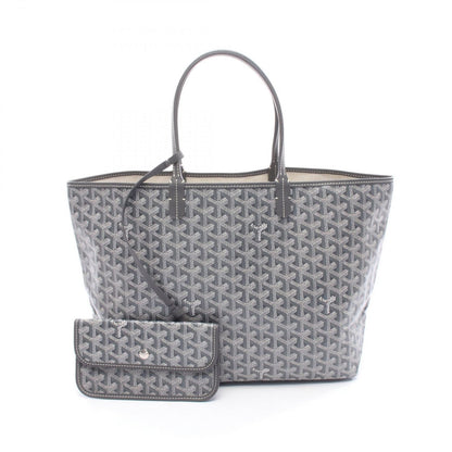 Goyard Tote Saint Louis PM Gray Canvas Leather