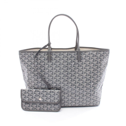 Goyard Tote Saint Louis PM Gray Canvas Leather