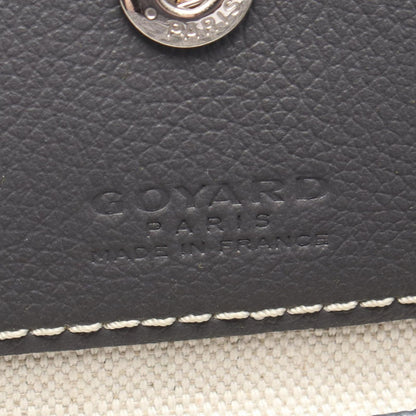 Goyard Tote Saint Louis PM Gray Canvas Leather — view 4